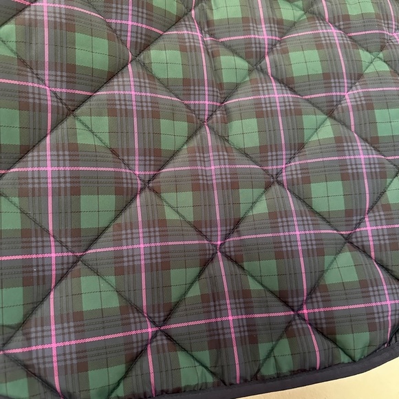 J.Crew Tartan Plaid Quilted Puffer Vest size M - Picture 6 of 6